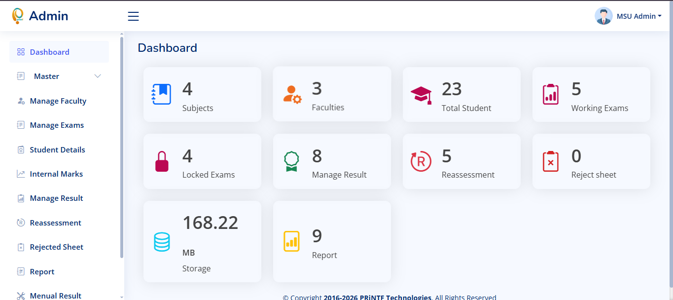 Online AnswerSheet Checking System
