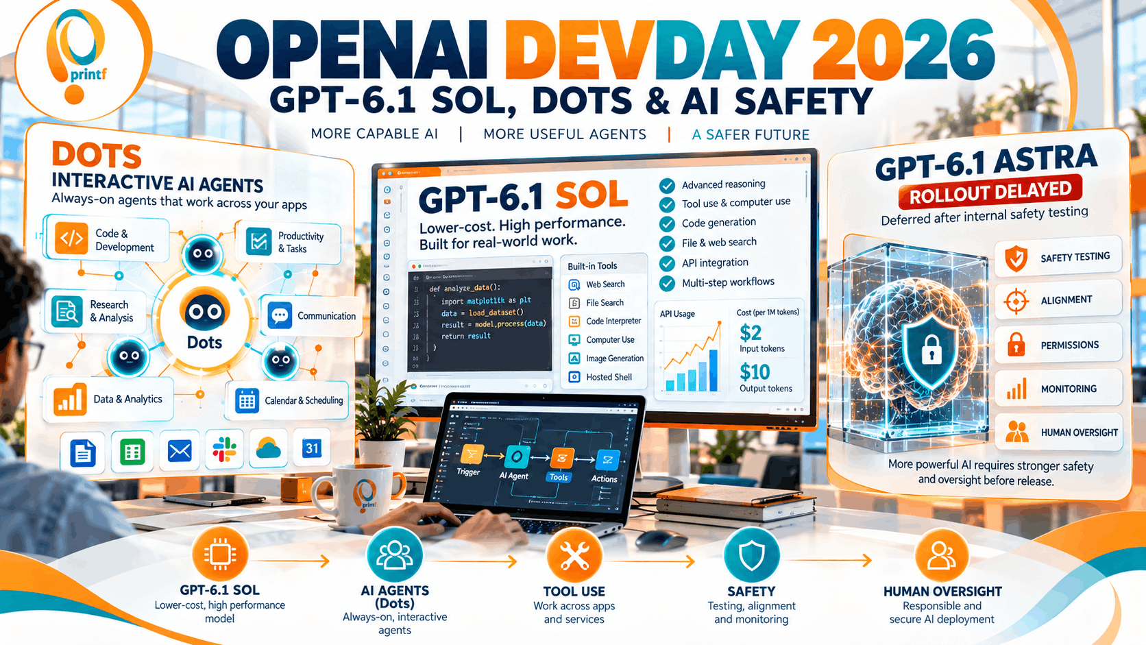 OpenAI DevDay 2026: GPT-6.1 Sol, Dots Agents and the GPT-6.1 Astra Safety Delay